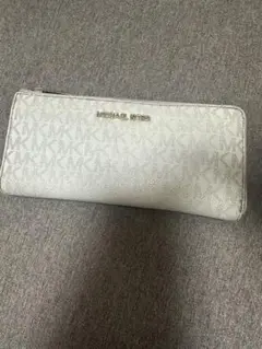 MICHAEL KORS MKロゴ長財布 ホワイト