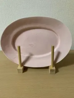 井山三希子さん　オーバルプレート　オーバル皿　ピンク 井山三希子さん オーバルプレート オーバル皿 ピンク