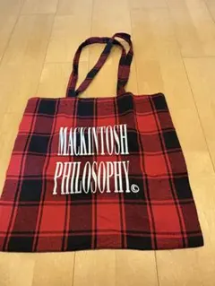 MACKINTOSH PHILOSOPHY 大人のチェック柄BIGトートバッグ