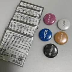 あおきいろ様　カラフルピーチ　ミニ缶バッジ　5個　EC予約購入特典