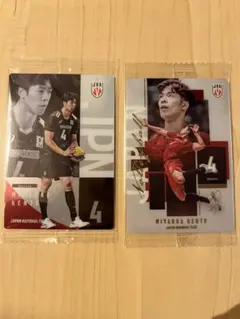 宮浦健人 日本代表 バレーボール 男子 ツインウエハース　カード