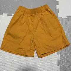 GU キッズ ハーフパンツ 110cm イエロー