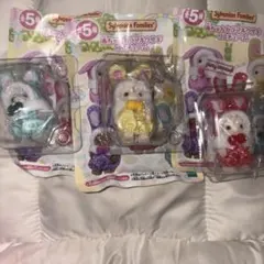 シルバニア赤ちゃんカラフルウサギコスチューム