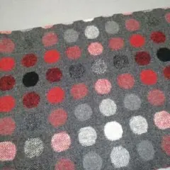 G10. 広巾 ダークグレー ジャンブルドット 秋冬生地