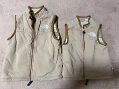 ノースフェイス　リバーシブル　ベストセット90&110センチ