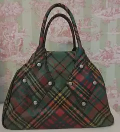 VivienneWestwood ハンドバッグ ヤスミン タータンチェック - メルカリ