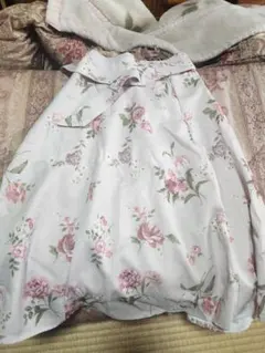 トッコクローゼット　花柄フレアスカート ベルト付き