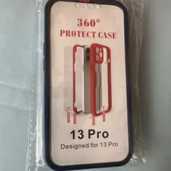 iPhone13pro用ブルー　プロテクトスマホケース