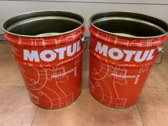 MOTUL モチュール ペール缶 20L 空2個セット　蓋無しのサムネイル