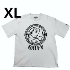 GALFY ガルフィー　ロゴ刺繍Tシャツ　白　大型犬　XL