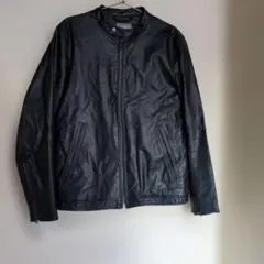 nano universe 黒 レザージャケット