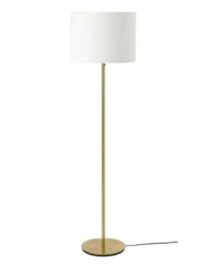 【美品】IKEA シンプルなホワイトゴールドフロアスタンド【送料無料】