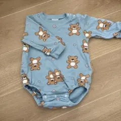バースデイ　CHERIER クマ柄ロンパース　80サイズ