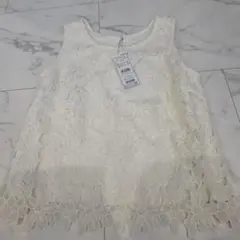 INGNI アイボリー レース ノースリーブ M新品未使用品タグ付き