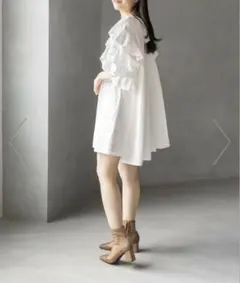 RANDA ランダ　シアーショートブーツ　シースル