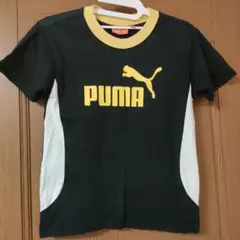 PUMA 半袖Tシャツ 130 黒/白/黄色