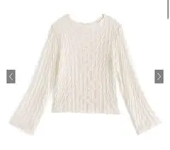 フレアスリーブ シャツ