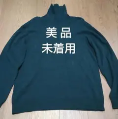 CRAFT グリーン タートルネックセーター