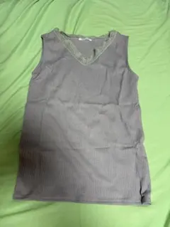 OLIVE des OLIVE レースタンクトップ M