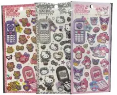 新品未使用　サンリオ　平成はっぴーフォン 3種セット　シール　ステッカー