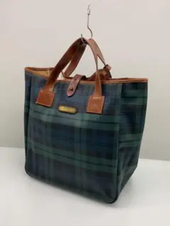POLO RALPH LAUREN トートバッグ ブラックウォッチ チェック柄