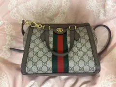 希少 GUCCI 〔オフィディア〕スモール ボストンバッグ 極美品 現行販売 