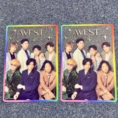 WEST WESTA グッズ 男前カード 集合 トレカ 2枚セット