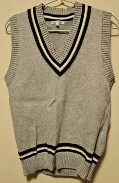 arCONOMI グレー Vネック スクールベスト M