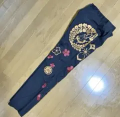 サンマルイチ 和柄 刺繍 パンツ ボトムス 参丸一 メンズ M