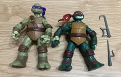 TMNT ニンジャタートルズ　フィギュアコレクション　ドナテロ　ラファエロ