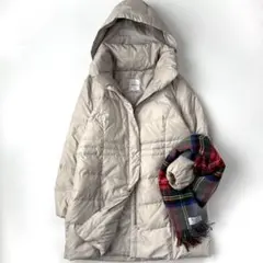 インディヴィ INDIVI ダウン ジャケット コート XL LL 42 大きい