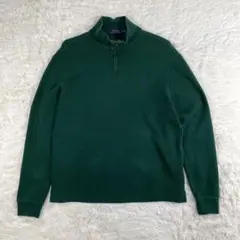 ポロラルフローレン コットンニットトレーナー 刺繍ポニー M グリーン 緑