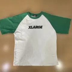 XLARGE Kids Tシャツ 140サイズ ホワイト/グリーン