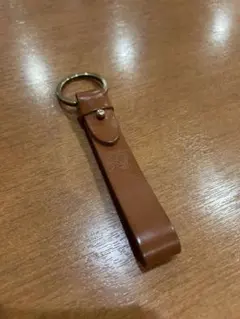 IL BISONTE イルビゾンテ キーリング キャメル