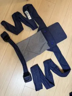北極しろくま堂　昔ながらのおんぶひも　デニムカラー