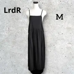 LrdR キャミソールロングワンピース　ライトブラック　Mサイズ相当