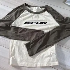 SHEIN Dazy 長袖　Tシャツ　カーキ