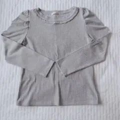 MAJESTIC LEGON リブカットソー グレー 長袖