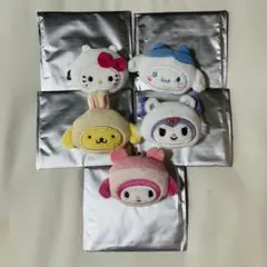 ちいかわ×サンリオ　ヘアクリップ　5種セット