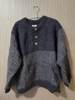 80s L.L.Bean Birds Eye ニット