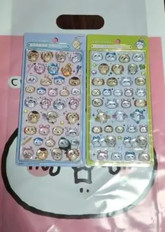 ちいかわ ボンボンドロップシール　袋付き　2枚セット