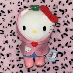 新品 サンリオ キティ レイニーデイズ マスコット てるてる坊主 レイン