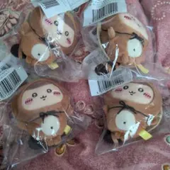 ちいかわ　たぬきだもんくじ　栗まんじゅう　キーホルダー　ぬいぐるみ