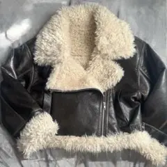 MURUA ヴィンテージライクショートフェイクムートンジャケット コート