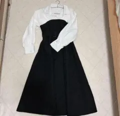 ビスチェドッキングワンピース