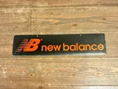 ★90s!非売品!レア!ニューバランス 黒/赤 バナー 49 看板 什器 販促★