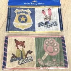 ⭐️新品⭐️ ディズニーリゾート ズートピア ミニタオル 2枚セット
