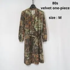 【値下げ◎】 USED / 80s 昭和レトロ ワンピース レトロ ドレス M