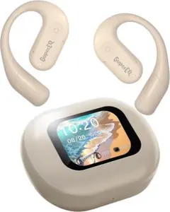 SuperEQ 802スマートディスプレイ付き オープンイヤーイヤホン 自転車