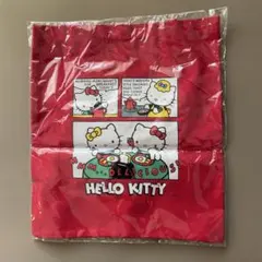 【新品　未開封】　ハローキティ Happyくじ 一番くじ C賞 トートバック 赤